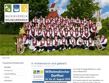 Tablet Screenshot of mv-wilhelmskirch.de